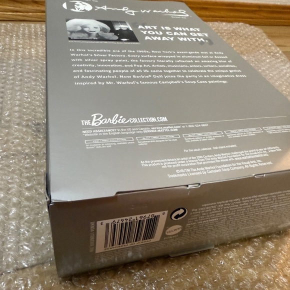 SILVER LABEL - Andy Warhol Barbie - MINT 💎 - Picture 14 of 16
